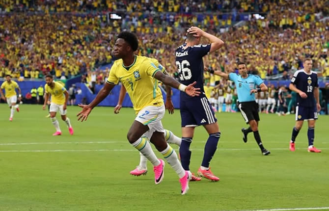 Coupe du Monde 2026 : Vinicius Jr survole l’Écosse, Neymar de retour, le Brésil termine en patron du groupe C