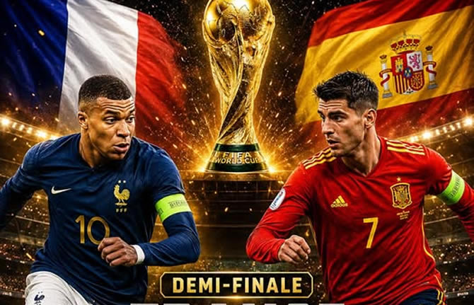 France – Espagne : Mbappé apte, Deschamps rassure, Luis de la Fuente lance les hostilités avant une demi-finale de feu au Mondial 2026