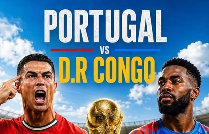 Portugal – RDC : Cristiano Ronaldo sous pression, les Léopards rêvent d’un exploit au Mondial 2026