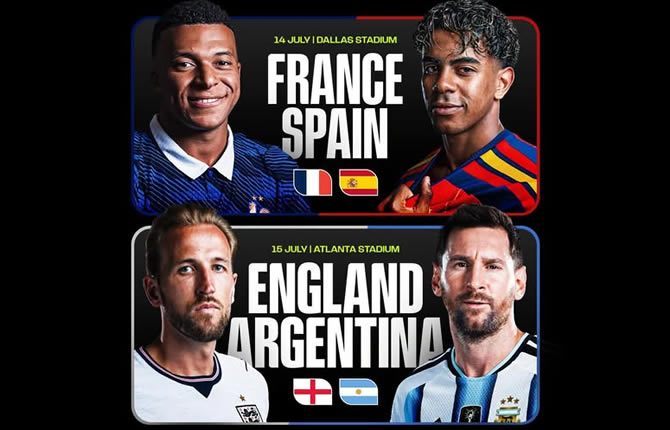 Mbappé face à Yamal, Messi contre Bellingham : les demi-finales du Mondial promettent du grand spectacle