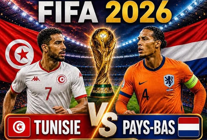 Coupe du Monde 2026 : la Tunisie défie les Pays-Bas pour sauver son honneur, les Oranje visent la première place