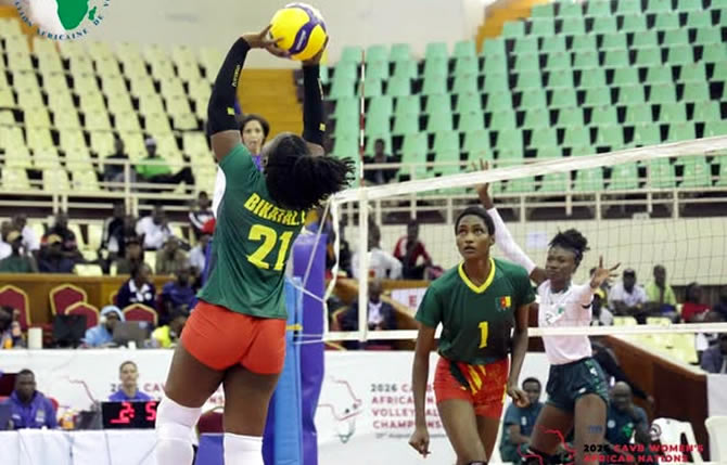 CHAN Volley-ball féminin 2026 : les Lionnes du Cameroun écrasent le Nigeria et filent en quarts de finale sans perdre un seul set