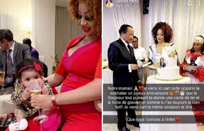 Marl?ne Emvoutou : ?La première dame du Cameroun  servant un verre de bière ? sa petite fille, C'est vraiment  ind?cent ?