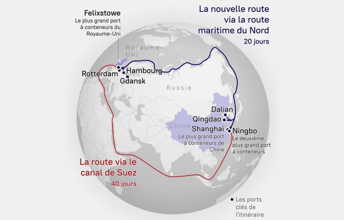 Chine : Sea Legend ouvre la « route de la soie polaire »… 20 jours seulement jusqu’en Europe