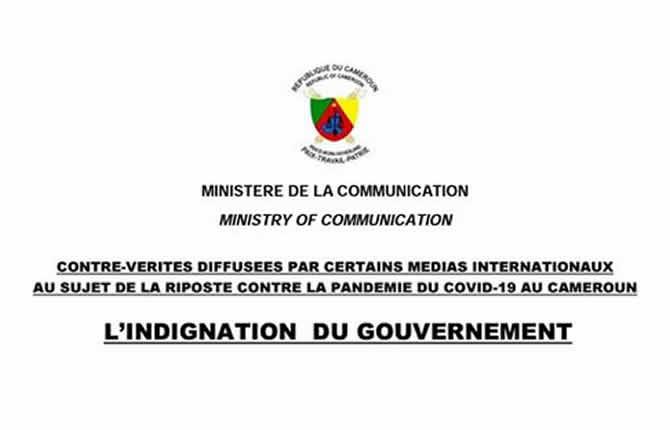 Crise Covid-19: Le gouvernement camerounais accuse les média internationaux de sabotage