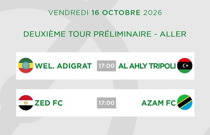 Coupe de la CAF : c’est reparti ! Al Ahli Tripoli en Éthiopie, Azam FC chez les Égyptiens de Masr… deux chocs à 17h pour lancer le 2e tour