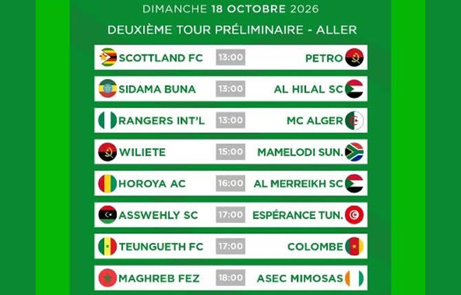 Coupe de la CAF : le Raja Casablanca à Ikenne, ASKO à Bamako, Maniema à Luanda… six chocs pour clore la manche aller ce dimanche