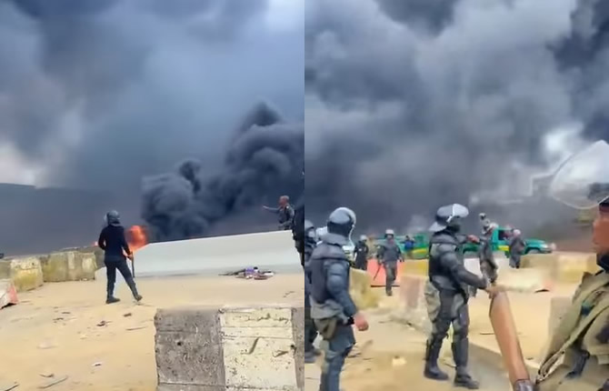 Crise post électorale au Cameroun : Douala, Bertoua, Bafoussam? le chaos post-?lectoral s??tend