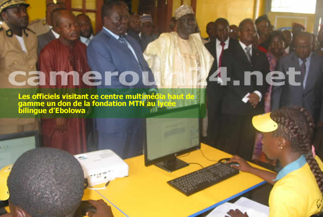 SUD, Ebolowa : MTN fondation dote le lycée bilingue d?un centre multimédia