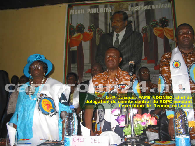 Jacques Fame Ndongo « Non à la succession de Paul Biya »