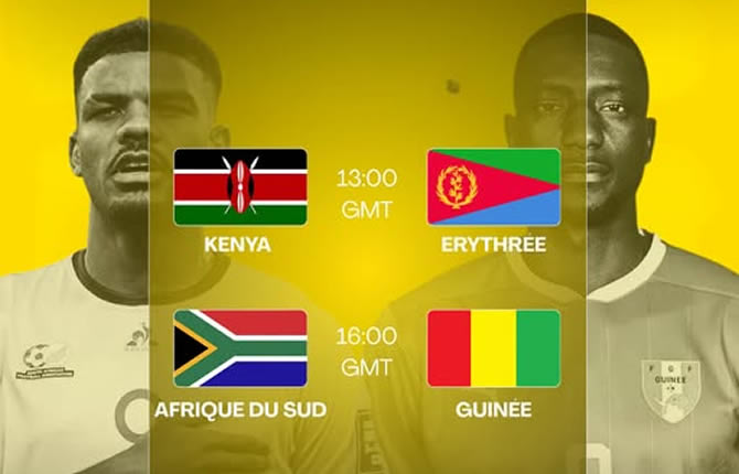 CAN 2027 : le Kenya lance sa campagne, l’Afrique du Sud attend la Guinée pour un choc explosif
