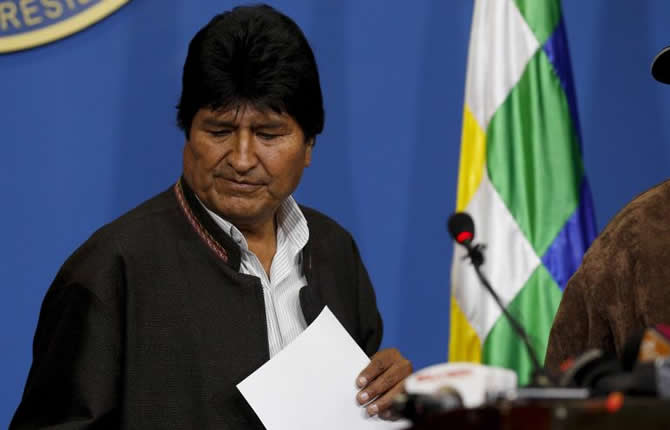 Le peuple bolivien chasse le président Evo Morales