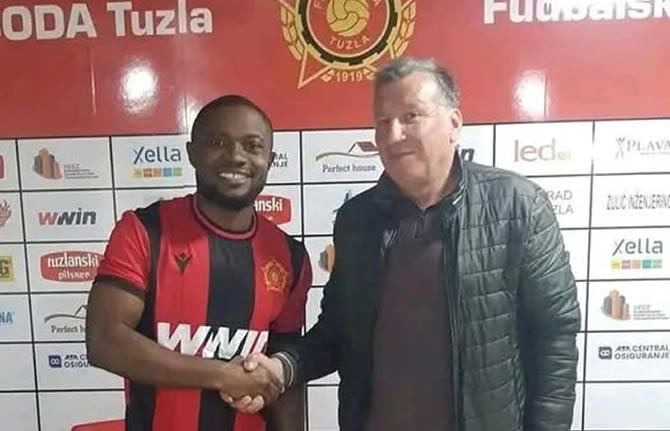 Fai Collins et le FK Sloboda Tuzla rel?gu?s : Fin de saison amère pour le Lion Indomptable !