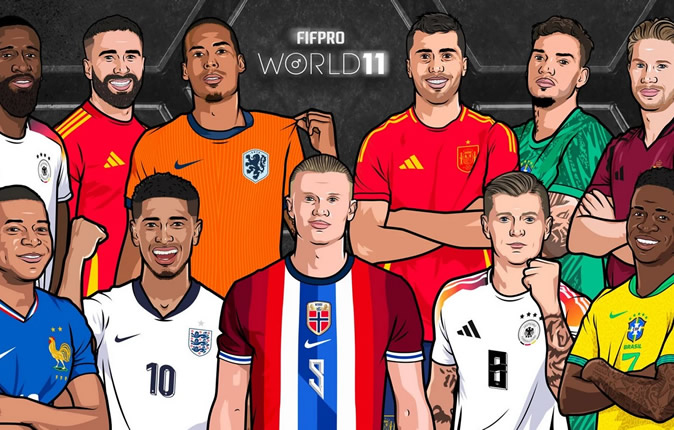 Voici l'équipe World 11 masculin de l'année de la Fifpro 