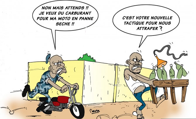 Humour: du zoua zoua aussi pour le policier