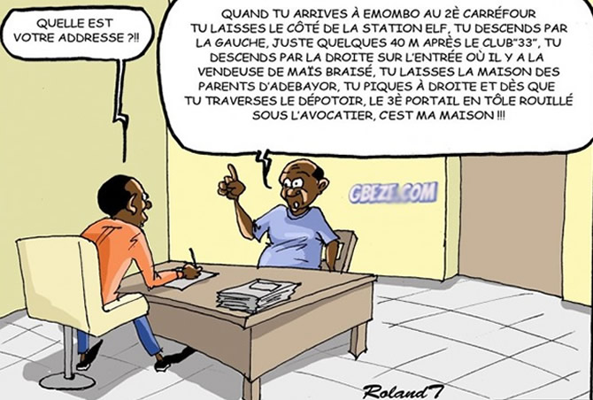 Quelle est votre adresse ?