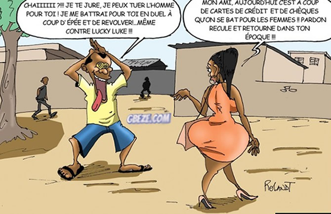 La carte de credit, le chéquier et la femme