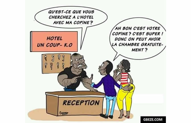 Humour: Hotel un coup KO