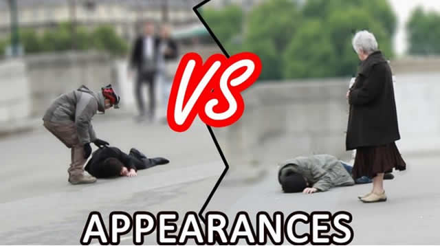 L'apparence est parfois trompeuse ... Regardez