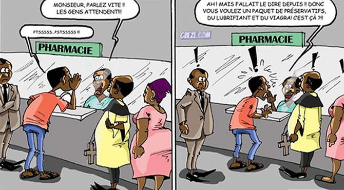 Hésitation: Achat de préservatifs