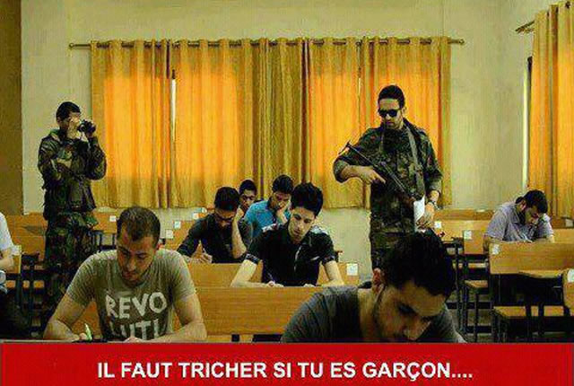 Si tu es courageux il faut tricher !