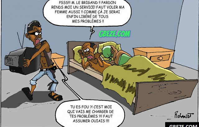 Voleur de télé ... Voleur de femme ?