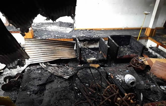 Le domicile familiale des Kala Lobe consumé par les flammes