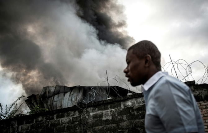 Elections : incendie dans un dépôt de la commission électorale en RDC