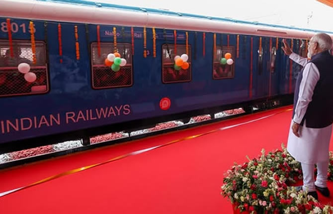 Inde : Narendra Modi inaugure le premier train à hydrogène, un géant vert qui change la donne mondiale