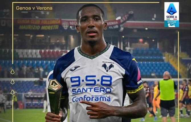 Jackson Tchatchoua et le Hellas Vérone corrigent le Genoa en Serie A