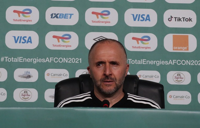 Djamel Belmadi : «On perd face à la guinée équatoriale par malchance» 