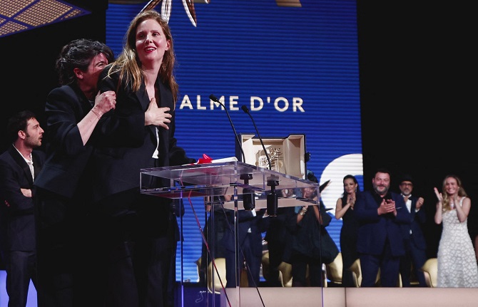 Justine Triet remporte la Palme d'or pour Anatomie d'une chute