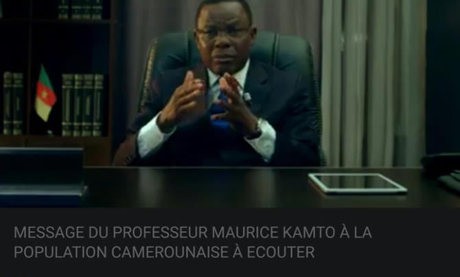 Le Discours 2018 de Maurice Kamto à la nation