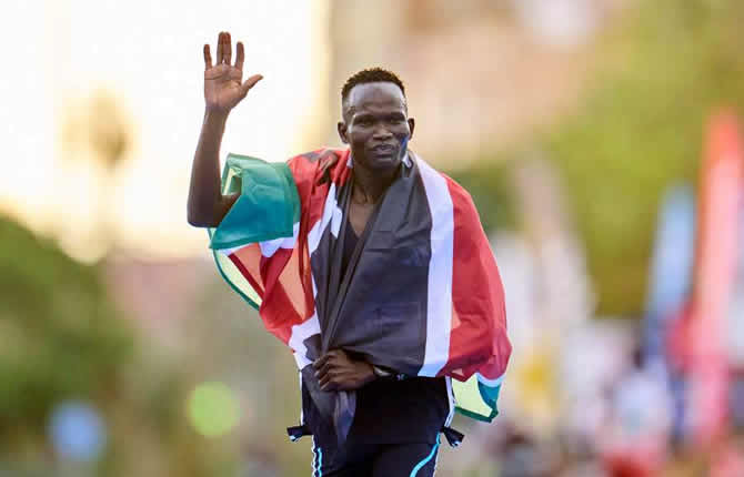 Suspension de l'ancien détenteur du record du monde du semi-marathon Kandi 