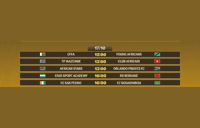 Ligue des champions CAF : Mazembe défie le Club Africain, cinq affiches à suivre ce samedi