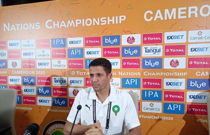 Ce que pense le coach marocain de l'arbitrage du Chan 2020