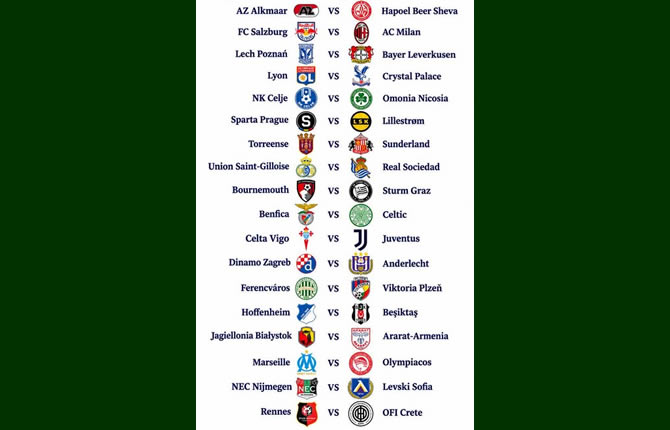 Ligue Europa ce jeudi : OM, OL, Milan, Juve… les 18 matchs à ne pas rater