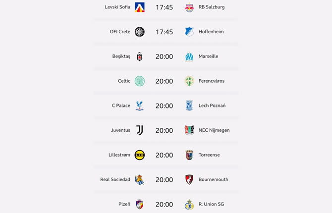 Ligue Europa : Marseille à Istanbul, la Juventus face au NEC… les affiches à ne pas manquer ce jeudi