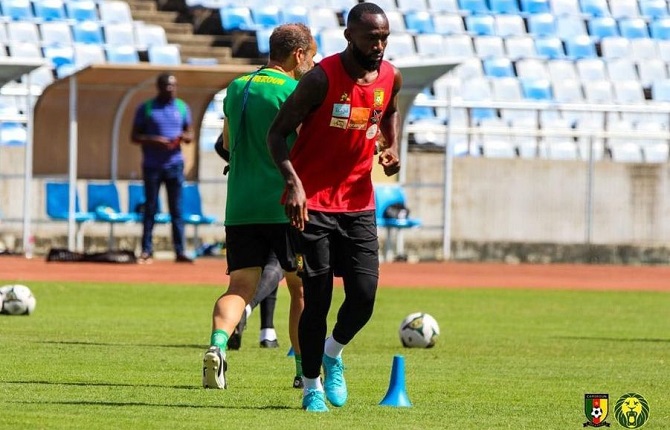 Première séance d'entrainement pour les lions indomptables ce jour en Tanzanie