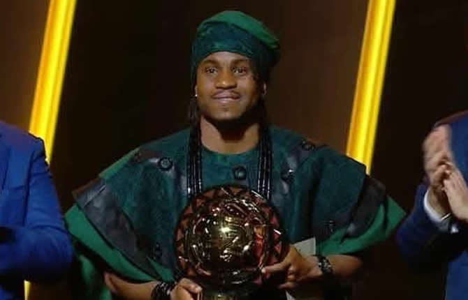 L'ailier nigérian Ademola Lookman est ballon d?or africain 2024