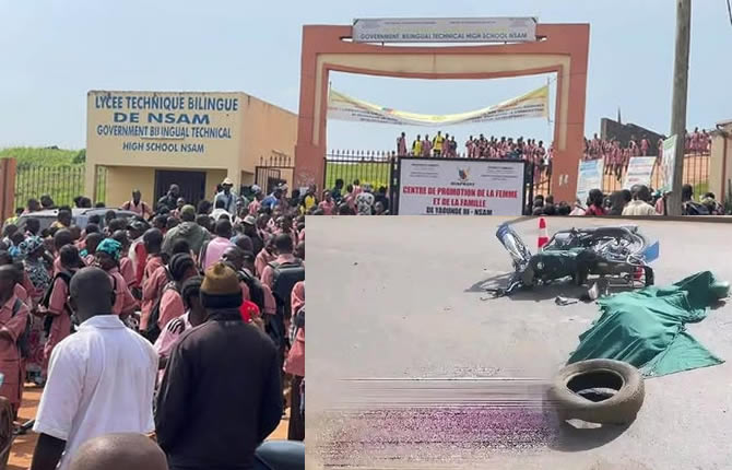 Yaoundé : deux élèves tués par un camion après leur renvoi du lycée, la colère explose à Nsam