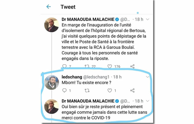Covid-19: Le docteur Malachie Manaouda est un «mbom» prêt