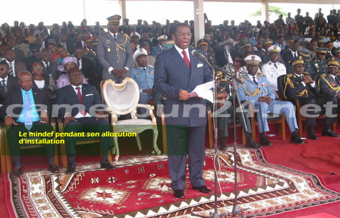 Le colonel Mvondo Menyengue aux commandes à la Base aérienne 101 de Yaoundé
