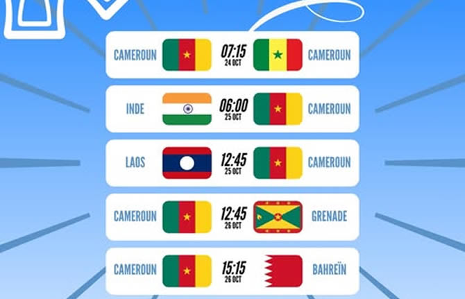 Cameroun – Sénégal dès le 24 octobre : le calendrier officiel de la Coupe du Monde U-15 FIFA 2026 tombe et ça commence fort