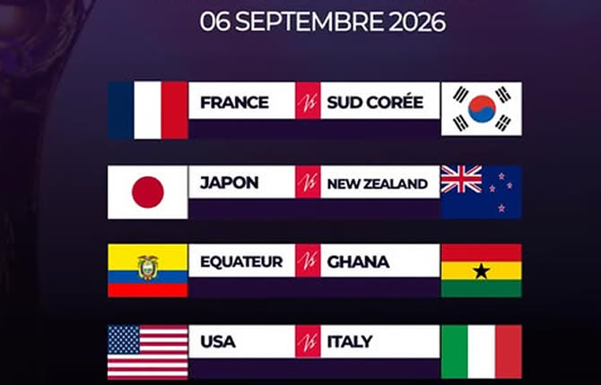  Mondial féminin U20 : le Ghana et la France se jettent à l'eau, choc au sommet entre le Japon et la Nouvelle-Zélande , programme du jour