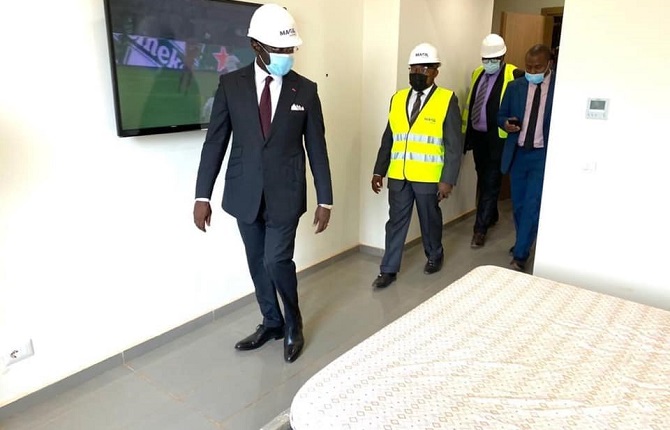 Le ministre des Sports, Narcisse Mouelle Kombi tourne la page de la réception du stade d'Olembe