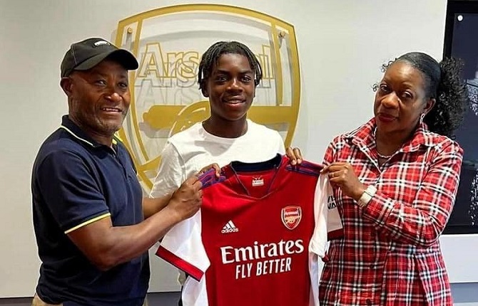 Nzepa Alassa fils rejoint l'académie d'Arsenal