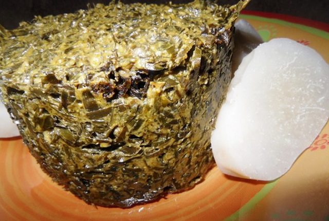 La recette de L'okok ou Fumbwa