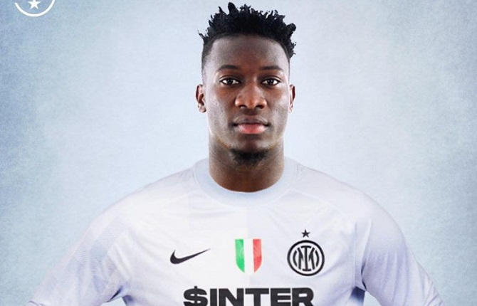 Fraichement arrivé à l'Inter de Milan, André Onana va chauffer les bancs