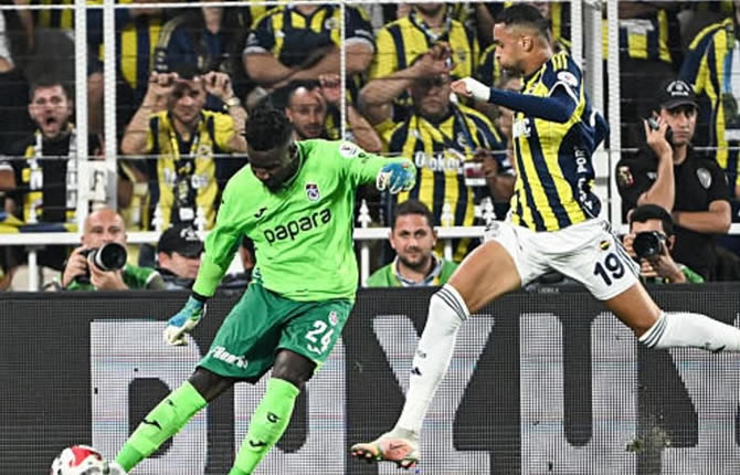 Super Lig : Un grand André Onana, mais Trabzonspor s?incline face ? Fenerbah?e (1-0)